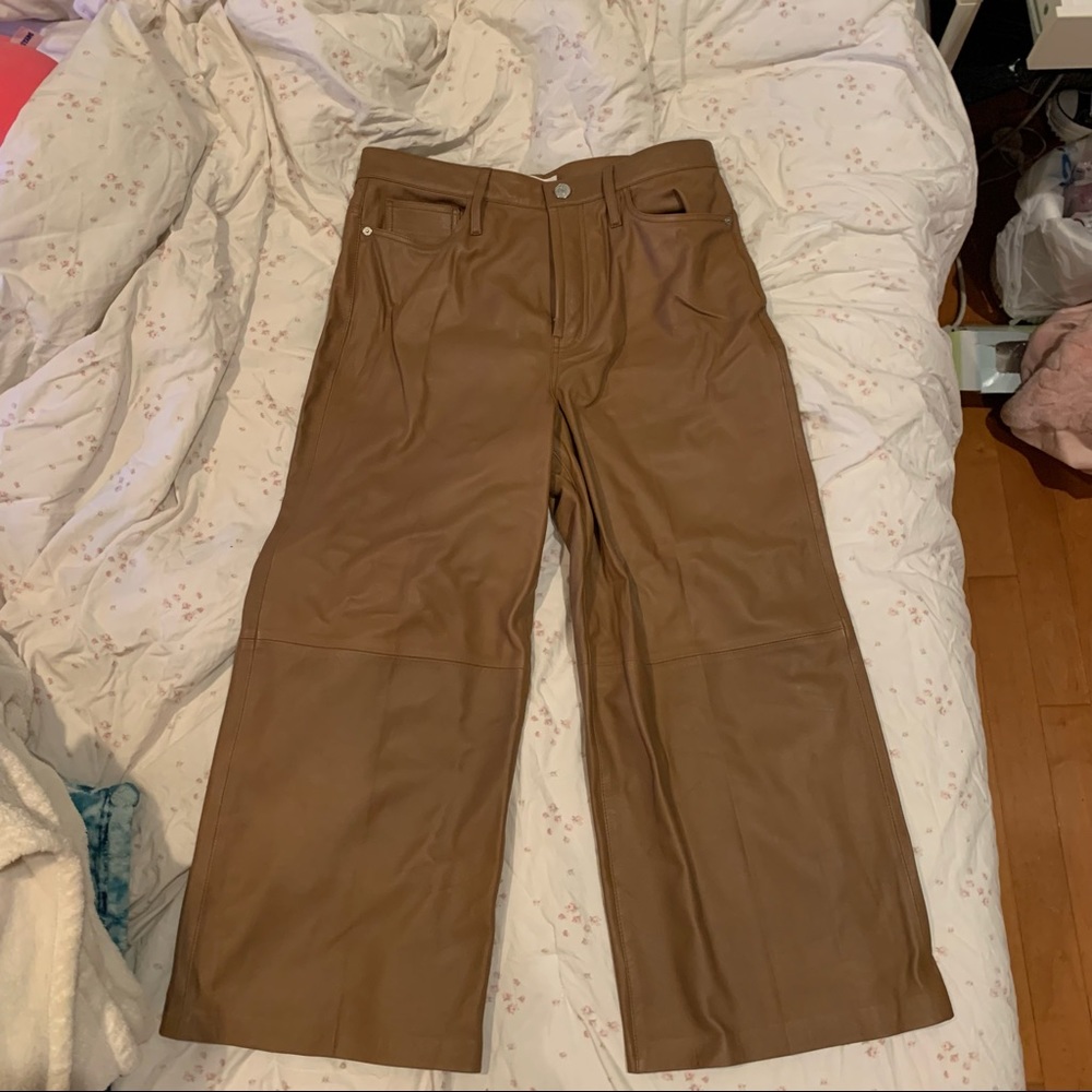 FRAME leather pants SZ 31